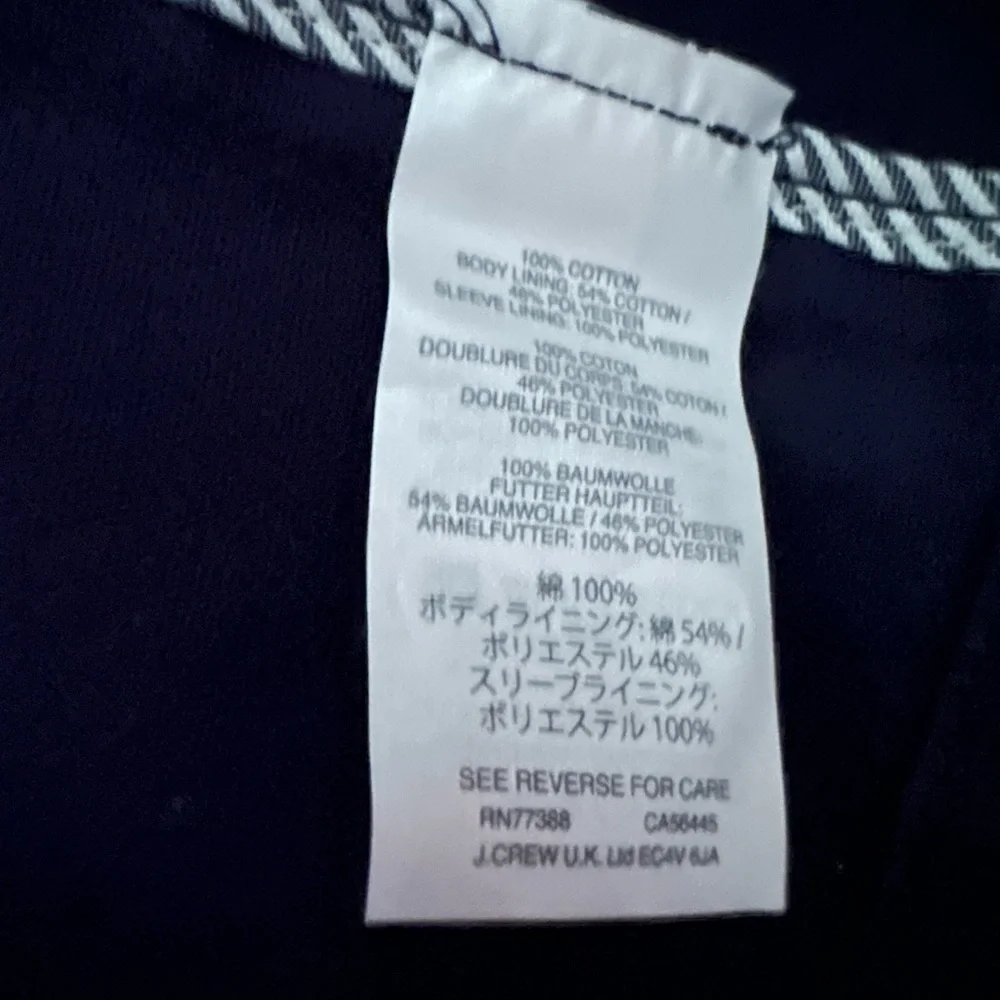 J. Crew Midnight Blue Outerwear - Picture 8 of 8